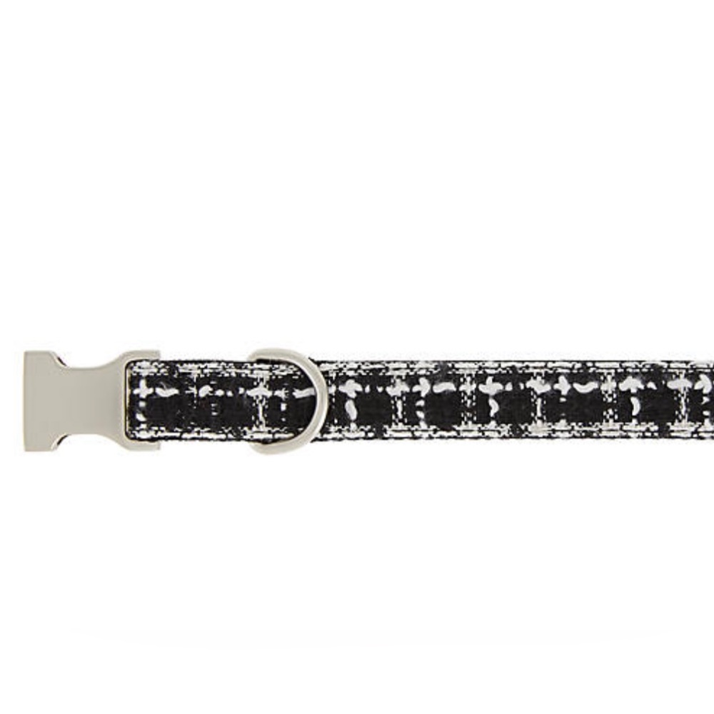Top Paw® Black Tweed Dog Collar